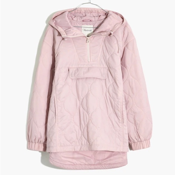 Madewell Pink Lilac Quilted Packable Popover Puffer Jacket - Picture 1 of 7